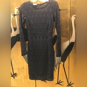 Chic Little Bebe Black Lacey Dress